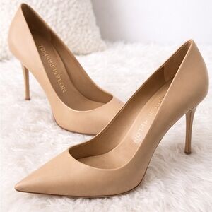 TAMARA MELLOW Elegant Tan Stiletto Heels